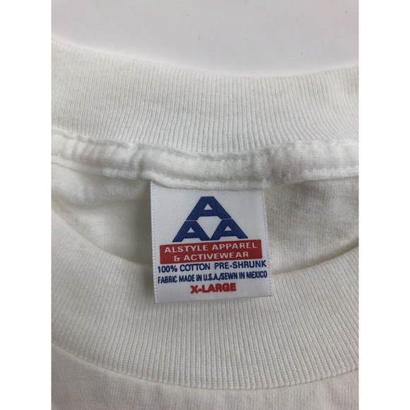 VINTAGE Joe Cool 1994 Orlando Florida Single Stitch T Shirt White Mens Size XL - Picture 6 of 7